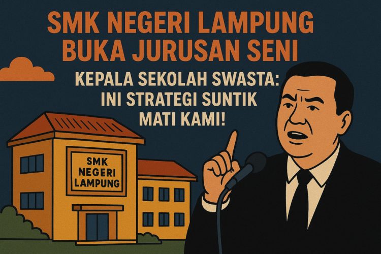 Jurusan Seni di SMK Negeri Lampung Picu Polemik, Sekolah Swasta: “Strategi Suntik Mati Kami!”