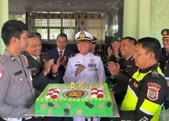 Polres Tanggamus Beri Kejutan Meriah di HUT TNI ke-80, Sinergi TNI-Polri dan Forkopimda Makin Erat