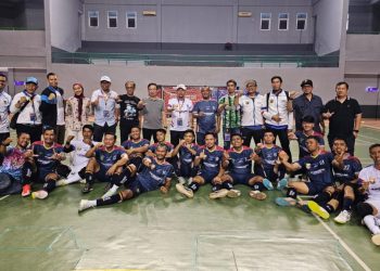 Tim Futsal Pemprov Lampung Hancurkan Setjen KPU 10–0, Buka Peluang Besar ke Babak 16 Besar Bapor Korpri 2025
