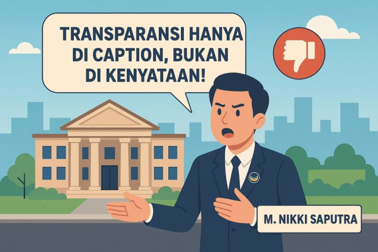 Politisi Muda NasDem M. Nikki Saputra Dikecam Publik: Transparansi Hanya di Caption, Nyata di Lapangan Masih Misterius