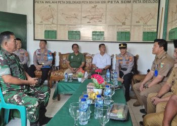Polres Tanggamus Perkuat Sinergitas TNI-Polri di HUT ke-80 TNI, Lima Koramil Disambangi Secara Serentak
