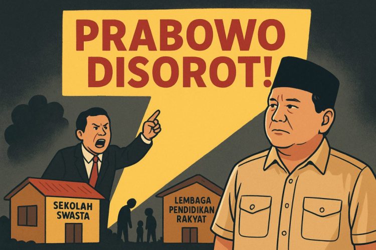 Prabowo Disorot! Gubernur Gerindra Dituding Mematikan Sekolah Swasta dan Pendidikan Rakyat