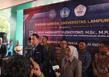 Kapolda Lampung Dampingi Menko AHY, Tegaskan Komitmen Kawal Pembangunan Infrastruktur di Provinsi