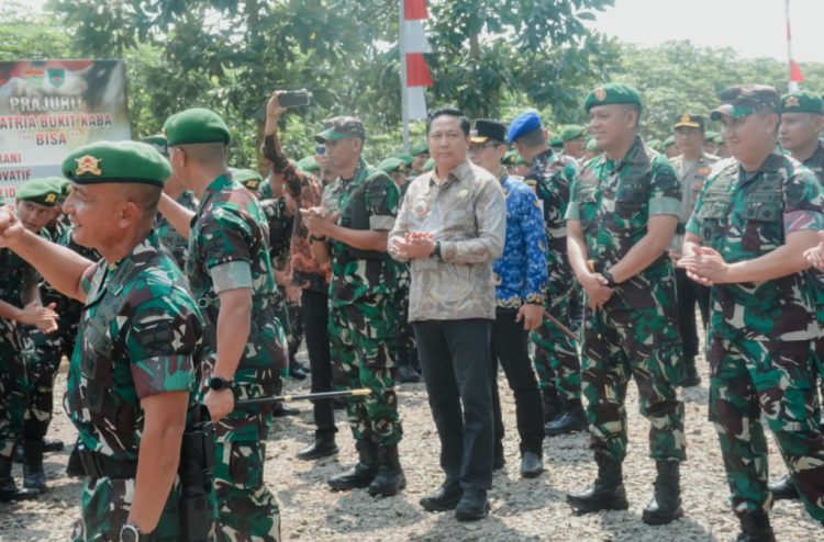 Sekda Lampung Tengah Hadiri Kunjungan Kerja Pangdam XII/Raden Intan, Perkuat Sinergi TNI-Pemda