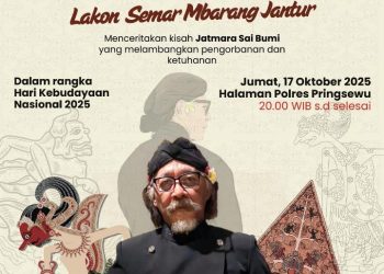 Ki Sujiwo Tejo Hibur Pringsewu Kultural Festival 2025, Sajikan Lakon “Semar Barang Jantur” dengan Pesan Mendalam