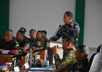 Danlanal Lampung Hadiri Rakor Pengamanan Wilayah: Bahas Sinergi Keamanan dan Ketahanan Pangan di Lampung