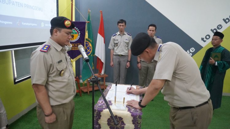 BPN Pringsewu Lantik Ketua Tim Ajudikasi PTSL 2025, Target 1.000 Sertipikat Tanah Rampung Akhir Tahun