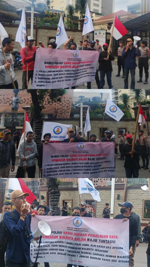 Aksi Jilid II Forum Muda Lampung di Kejagung: Tolak Angin dan Kerokan Massal, Desakan Transparansi Hibah Rp60 Miliar