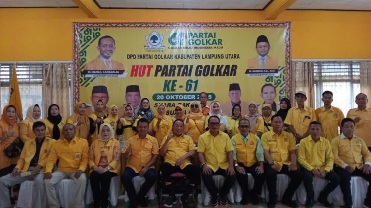 Golkar Lampung Utara Gaspol Lagi! Aprozi Alam Resmi Jadi Plt Ketua, Siap Bawa Partai Kuning Makin Solid