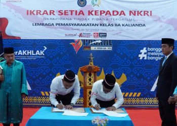 Ikrar Setia NKRI di Lapas Kalianda: Warga Binaan Terorisme Kembali ke Jalan Kebangsaan