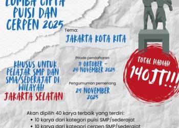 Ayo Ikut Lomba Menulis Sastra Berhadiah Total Rp 140 Juta