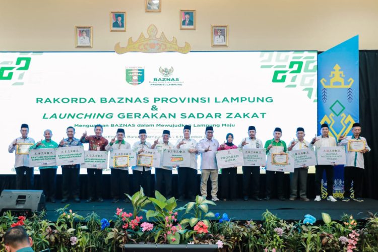 Rakorda Baznas Lampung 2025 Menggemparkan Publik: Gubernur Resmi Luncurkan “Gerakan Sadar Zakat”, Siap Ubah Wajah Pengelolaan Zakat di Lampung