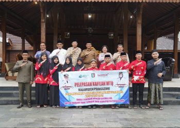 Pringsewu Lepas Kafilah MTQ Provinsi Lampung, Bupati Riyanto Pamungkas Beri Pesan Khusus