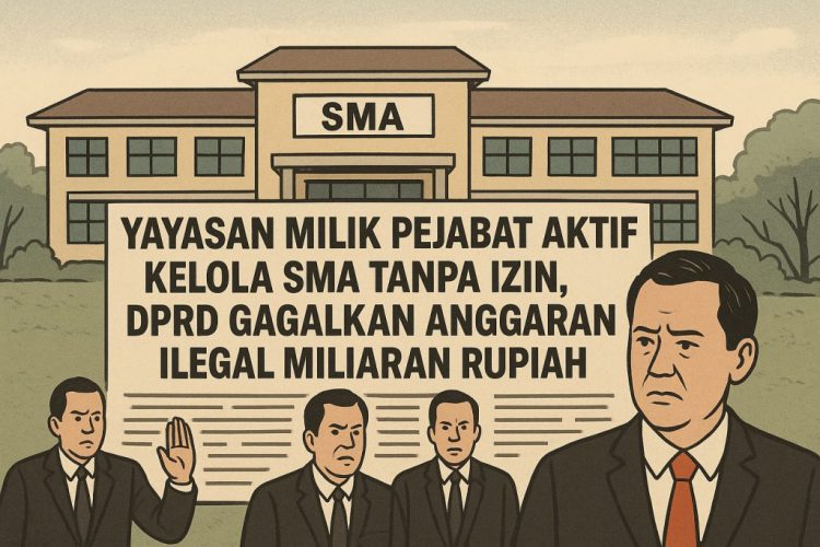 Anggaran Miliaran Hampir Mengalir ke SMA Siger? Fakta Baru Terungkap Soal Izin, Yayasan Pejabat, dan Drama APBD 2026