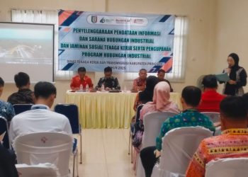 Disnakertrans Pringsewu Gelar Pendataan Hubungan Industrial, Upaya Jaga Ketenangan Kerja dan Jaminan Sosial