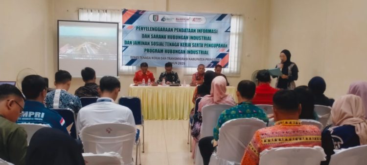 Disnakertrans Pringsewu Gelar Pendataan Hubungan Industrial, Upaya Jaga Ketenangan Kerja dan Jaminan Sosial