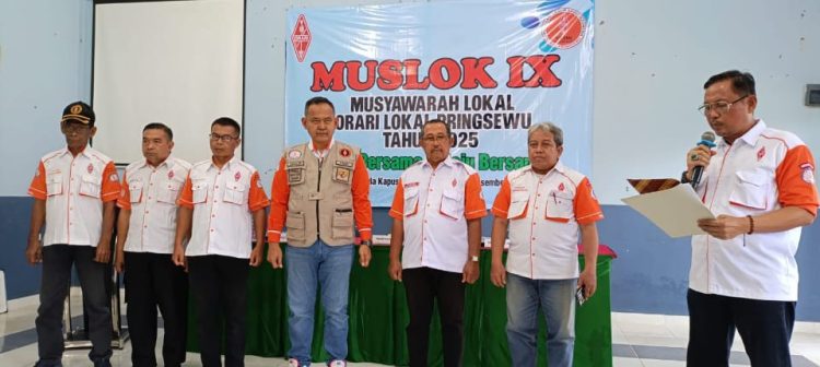 Fauzi Terpilih Kembali Pimpin ORARI Lokal Pringsewu Periode 2025-2028