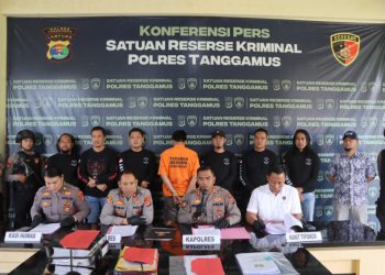 Polres Tanggamus Tahan Kakon Atar Lebar Terkait Dugaan Korupsi Dana Desa