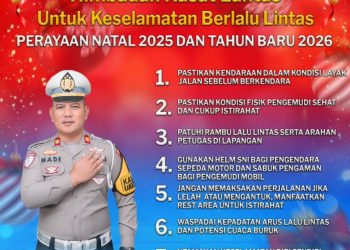 Polres Lampung Selatan Imbau Pengendara Utamakan Keselamatan Libur Akhir Tahun