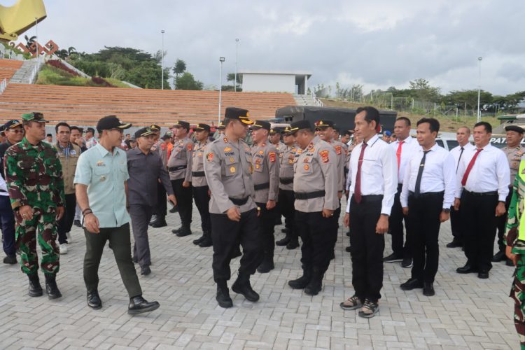 Kapolres Lampung Selatan Pimpin Apel Kesiapan Pengamanan Nataru 2025
