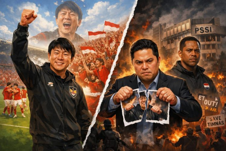 Shin Tae-yong Dinilai Pahlawan, Keputusan Erick Thohir Picu Krisis Sepak Bola