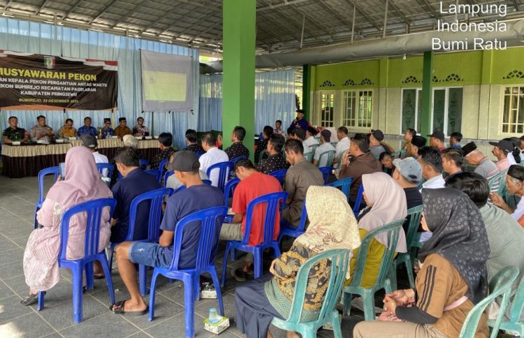 Ratusan Personel Polres Pringsewu Amankan Pilkakon PAW Serentak