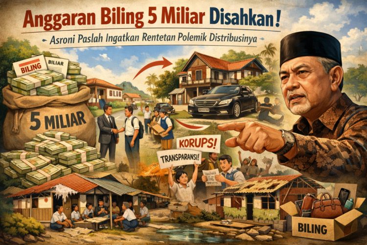 Anggaran Biling Rp5 Miliar Disahkan, DPRD Minta Distribusi Dievaluasi