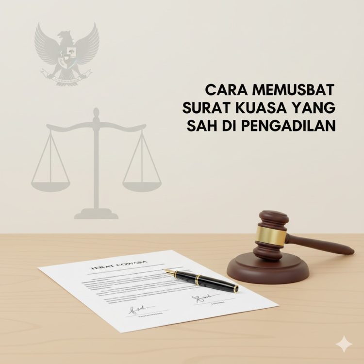Cara Membuat Surat Kuasa yang Sah di Pengadilan