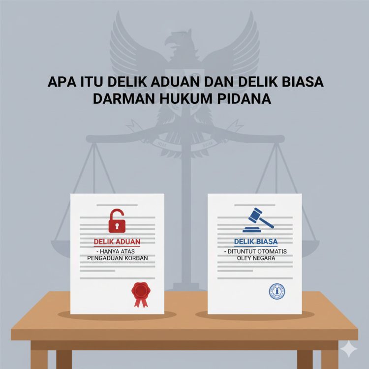 Apa Itu Delik Aduan dan Delik Biasa dalam Hukum Pidana