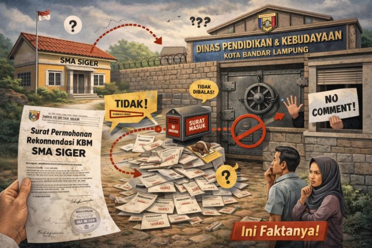 Surat Permohonan Rekomendasi KBM SMA Siger ke Disdikbud Tak Berbalas? Ini Faktanya