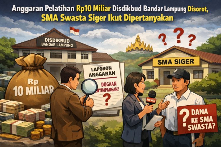 Belanja Pelatihan Disdikbud Bandar Lampung Jadi Sorotan, Publik Tuntut Transparansi