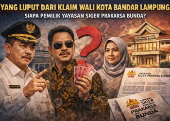 Klaim Demi Rakyat Kecil Dipertanyakan, Kepemilikan Yayasan Siger Jadi Tanda Tanya