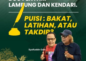 Dua Penyair Nasional Kembali Baca Puisi Interaktif di TikTok