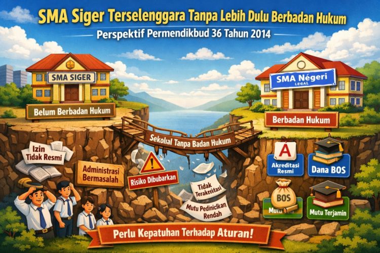 Ketika SMA Siger Berdiri Tanpa Badan Hukum