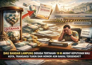 Transaksi Tukin ASN Terancam, DAU Bandar Lampung Disebut Tertahan Akibat Masalah Administratif