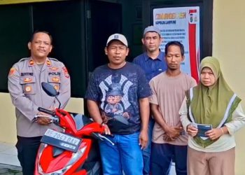Polsek Palas Kembalikan Motor Curian, Warga Berterima Kasih