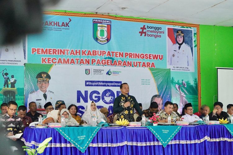 Program Ngopi Serasi Hadir di Fajar Mulia, Bupati Pringsewu Dengarkan Keluhan Warga