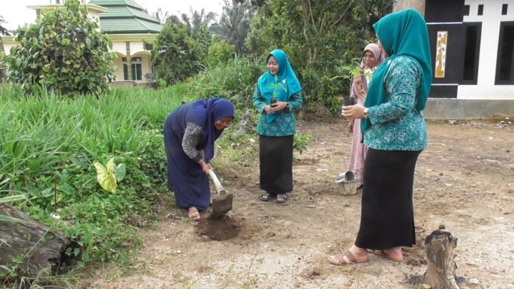 Ribuan Bibit Pepaya Dibagikan, Desa Mekar Jaya Siapkan Pasar Hasil Panen