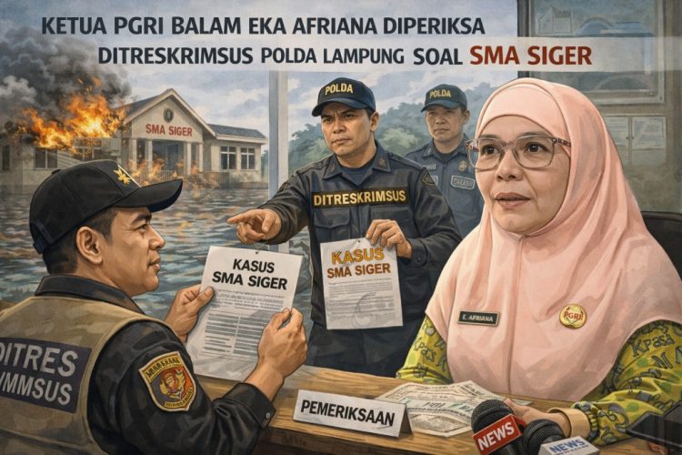 Operasional SMA Siger Disorot, Polda Lampung Periksa Eka Afriana