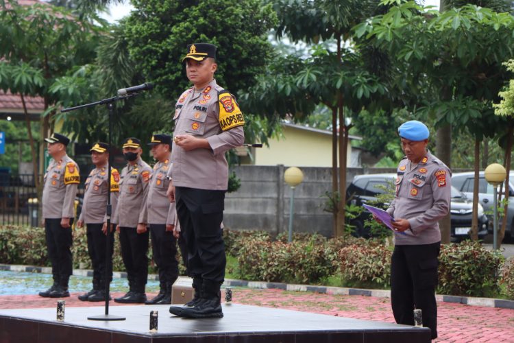 Penanganan Internal dan Kesiapsiagaan Personel Jadi Fokus Arahan Kapolres Pesawaran