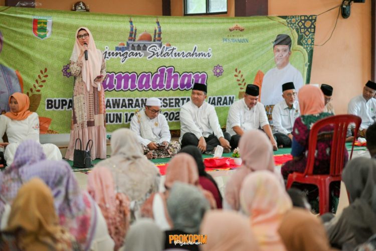Bupati Pesawaran Silaturahmi Ramadhan di Tegineneng, Tinjau Pasar Murah dan Bazar UMKM