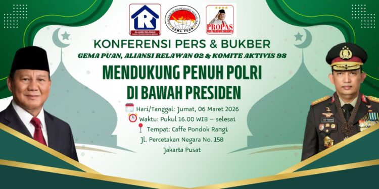 GEMA PUAN, PROPAS, dan Relawan Lainnya Serukan Dukungan terhadap Polri