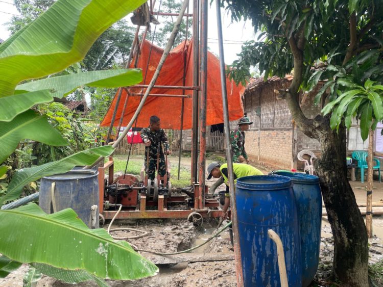 Progres Sumur Bor TMMD Capai Puluhan Meter, Perkuat Akses Air Bersih Warga Desa