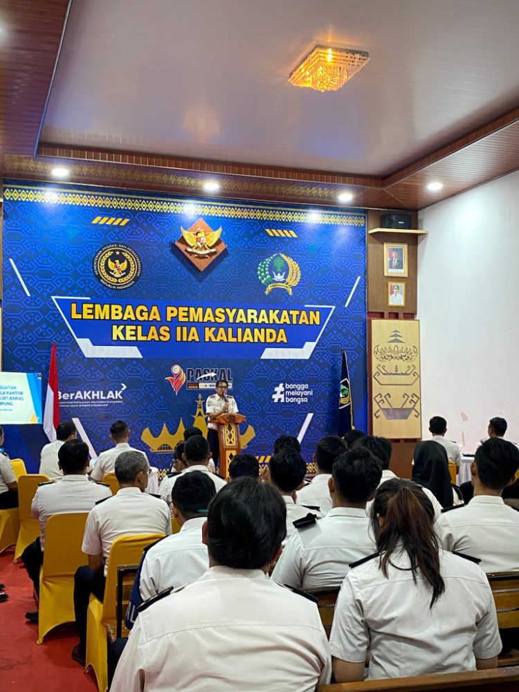 Kunjungan PLH Kakanwil Jadi Momentum Penguatan Tugas di Lapas Kalianda
