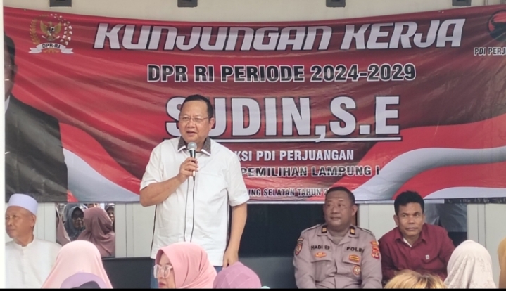 Reses di Lampung Selatan, Sudin Ajak Warga Jauhi Judi Online dan Narkoba