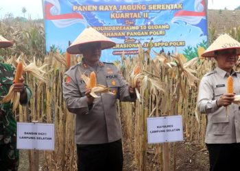 Kapolres Lampung Selatan Ajak Semua Pihak Jaga Ketahanan Pangan Nasional