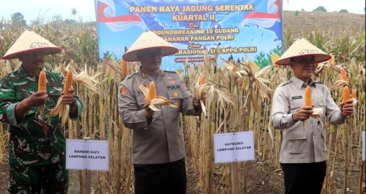 Kapolres Lampung Selatan Ajak Semua Pihak Jaga Ketahanan Pangan Nasional