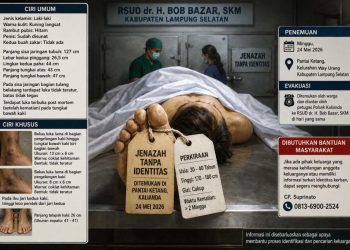 RSUD Bob Bazar Umumkan Penemuan Jenazah Pria Tanpa Identitas di Pantai Ketang