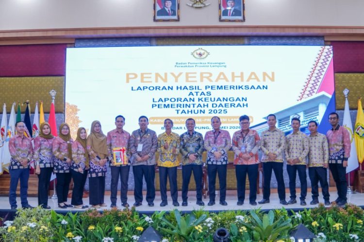 BPK RI Kembali Ganjar Pringsewu Opini WTP untuk Tahun Anggaran 2025