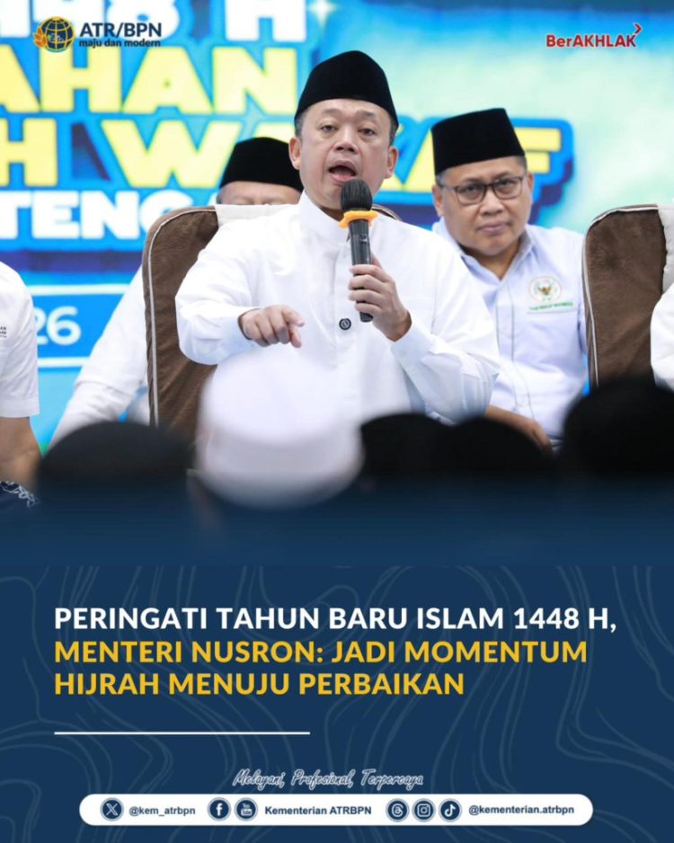 Nusron Wahid: Orang Beruntung Adalah yang Hari Ini Lebih Baik dari Kemarin